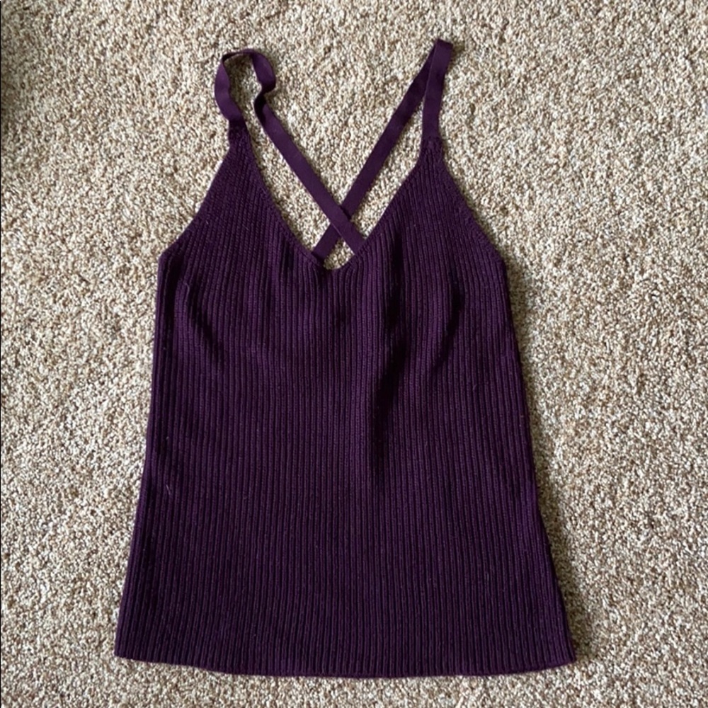 Purple Knit Tank